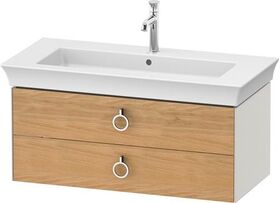 Duravit Waschtischunterbau WHITE TULIP 984x410mm 2 Sk Ei na mass / No we sdm o