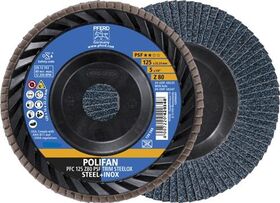 Fächerscheibe TRIM STEELOX D.125mm K.80 kon.ZK Z PFERD - VPE: 10