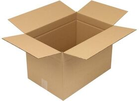 Faltkarton 1-wellig Maße 440x300x300mm A3 Qualität 1.30 C braun TRANSPAK - VPE: 25