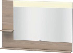 Duravit Spiegel VERO 142x1200x800mm, Beleuchtung pine silver
