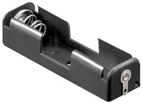1x AA (Mignon) Batteriehalter, Lötfahne(U)- VPE: 10