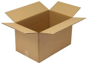 Faltkarton 2-wellig Maße 540x340x320mm Qualität 2.30BC braun TRANSPAK - VPE: 10
