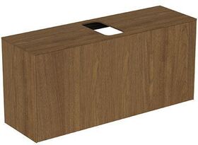 IDS Waschtischplatte CONCA mitt Auss 1202x373mm a Nr2019 Waln. du IDEAL STANDARD