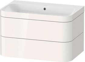 Duravit WTU HAPPY D.2 PLUS 775x490mm m UB o Hahnloch weiß hochglanz