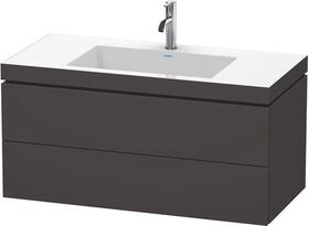 Duravit Waschtischunterbau L-CUBE m WT Vero Air 500x1000x480mm 1 HL gra sm