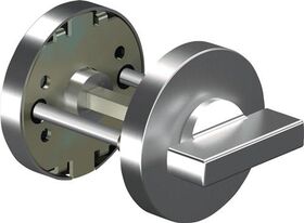 Schlüsselrosette 7122 WC AL Alu.F1 Schildst.9mm WC rd.OGRO