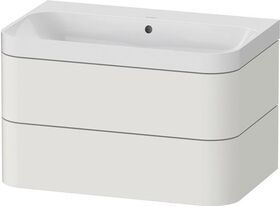 Duravit WTU HAPPY D.2 PLUS 775x490mm m UB o HL No weiß seidenmatt
