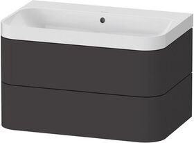 Duravit WTU HAPPY D.2 PLUS 775x490mm m UB o HL graphit supermatt