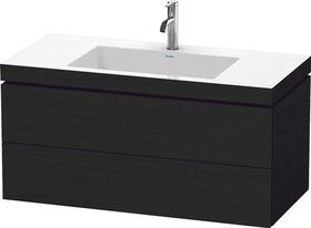 Duravit Waschtischunterbau L-CUBE m WT Vero Air 500x1000x480mm 1 HL Ei sw