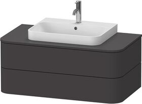 Duravit WTU HAPPY D.2 PLUS 1000x550mm 2 Schubk gra s-matt o ES
