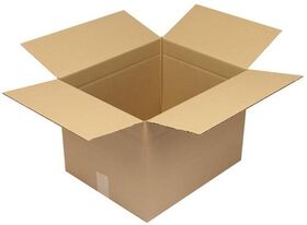 Faltkarton 1-wellig Maße 430x350x315mm Qualität 1.30 C braun TRANSPAK - VPE: 25