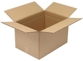 Faltkarton 2-wellig Maße 500x370x310mm B3 Qualität 2.30BC braun TRANSPAK - VPE: 10