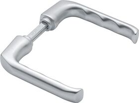 Türdrückerpaar London 113 Alu.F1 o.Rosetten 4-KT.8mm HOPPE
