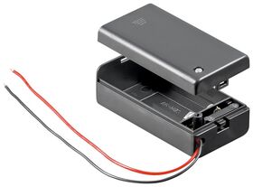1x 9 V Block Batteriehalter- VPE: 10