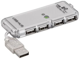4-Port USB-Hub USB 2.0 Hi-Speed- VPE: 1