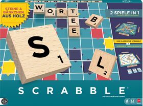 Scrabble Original Holz 2 in 1 (D)