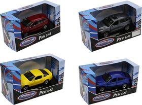 SZ D/C Straßenfahrz.,4-f.sort,1:43,Rückz