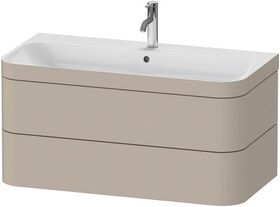 Duravit WTU HAPPY D.2 PLUS 975x490mm m UB e HL taupe seidenmatt