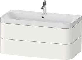 Duravit WTU HAPPY D.2 PLUS 975x490mm m UB e HL weiß seidenmatt