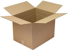 Faltkarton 1-wellig Maße 500x400x400 mm Qualität 1.30 C braun TRANSPAK - VPE: 25