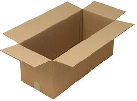 Faltkarton 2-wellig Maße 700x300x300mm Qualität 2.30BC braun TRANSPAK - VPE: 10