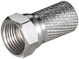 Aufdreh-F-Stecker 7,0 mm- VPE: 1