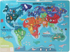 SMH Magnet-Tier Weltkarte 40x30cm