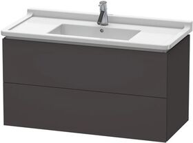 Duravit Waschtischunterbau L-CUBE 469x1020x558mm graphit supermatt