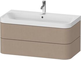 Duravit WTU HAPPY D.2 PLUS 975x490mm m Unterbau ein Hahnloch leinen