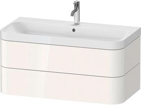 Duravit WTU HAPPY D.2 PLUS 975x490mm m UB e Hahnloch weiß hochglanz