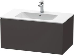 Duravit Waschtischunterbau L-CUBE 820x481x400mm graphit supermatt