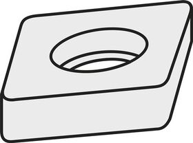 Wendeplatten-Unterlegscheibe ISO CNU 190416:GJ11 Brutto-G.18,58g Farbe Silber - VPE: 10