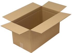 Faltkarton 2-wellig Maße 610x320x335mm Qualität 2.5BC braun TRANSPAK - VPE: 10