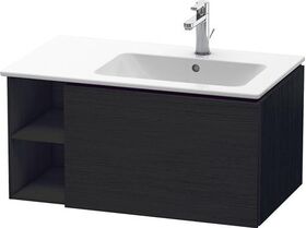 Duravit Waschtischunterbau L-CUBE 400x820x481mm Be rechts eiche schwarz