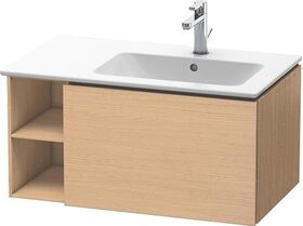 Duravit Waschtischunterbau L-CUBE 400x820x481mm, Becken rechts eiche natur