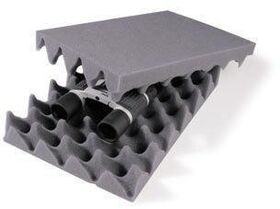 Schaumstoffeinlage Maße 420x297mm A3 Stärke 40mm grau TRANSPAK - VPE: 120