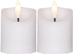 STAR TRADING  Kerze LED Flamme 5x7,5 ws 2St