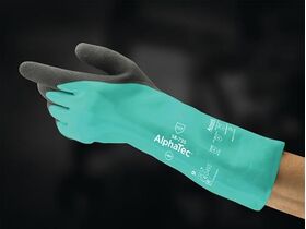 Chemiehandschuh AlphaTec 58-735 Gr.10 grün EN 388,EN 374 PSA III ANSELL - VPE: 6