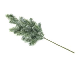 EUROPALMS Tannenzweig, beschneit, PE, 65cm