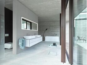 Duravit Badewanne VERO AIR 180x80 Vorwandver 2 Rückenschrägen weiß