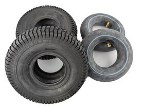 Bdt 2er SET: Decke (Ø 260 mm 4.10/3.50-4 2PR) + Schlauch (3.00-4'' TR87) f. Kettcar, Tretfahrzeuge, Bollerwagen, Babycar