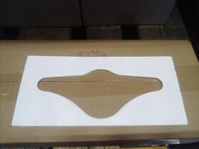 CWS Papierschablone für Papierhandtuchspender Paradiseline