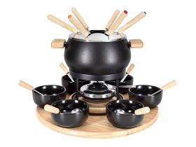 NOUVEL  Fondue-Set Mila 21tlg schwarz