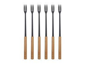 NOUVEL  Käsefonduegabeln Wood 6 Stück