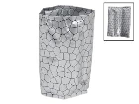 Flaschen-Kühlmanschette silber - 6 VPE