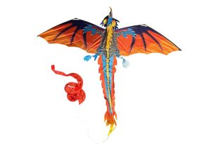Bdt Drachen, Einleiner, Kite *Phönix* inkl. 30m Leine, 140x120cm+1,2m Stabilisierungsband
