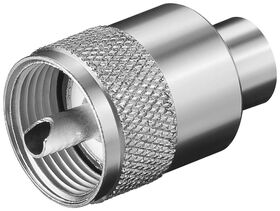 UHF-Stecker für Kabel von max. 6 mm Ø, 6mm- VPE: 10