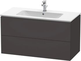 Duravit Waschtischunterbau L-CUBE 1020x481x550mm graphit supermatt