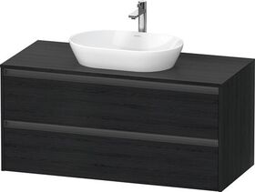 Duravit Waschtischunterbau Ketho.2 1200x568x550mm eiche schwarz