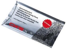 CWS Edelstahl Pflegetuch Pflegende Wischtücher, einzeln verpackt